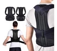 TTPSRY Correttore Posturale Ergonomico Traspirante Supporto Schiena Lombare Raddrizzaspalle Tutore Colonna Vertebrale Regolabile Fascia Postura Xl