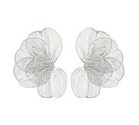 TTPSRY Orecchini Bohemien Donna Orecchini a Fiore Grande Statoment Multistrato Orecchini Matrimonio Gioielli per Donne Ragazze