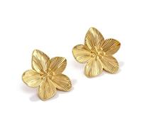 TTPSRY Orecchini Donna Fiore Argento Pendenti Eleganti Stile Vintage Gioielli Moda Accessori Bijoux Regalo Matrimonio Cerimonia Festa