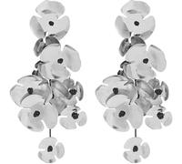 TTPSRY Orecchini Pendenti Fiore Cascata Metallo Lucido Eleganti Gioielli Donna Accessori Brillanti Decorativi