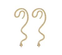 TTPSRY Orecchini Punk Snake Cuff Vintage Serpente Snake Climber Cartilagine Ear Crawler Gothic Clip Gioielli per Donne e Ragazze Adolescenti