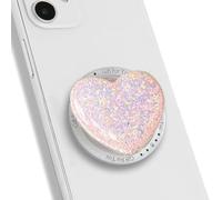 TTPSRY Supporto Magnetico Smartphone Cuore Olografico Brillante Presa Aria Cellulare Espandibile Glitter Iridescente