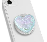 TTPSRY Supporto Magnetico Smartphone Cuore Olografico Brillante Presa Aria Cellulare Espandibile Glitter Iridescente