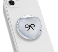 TTPSRY Supporto Magnetico Telefono Cuore Fiocco Cuscinetto Aria Cellulare Espandibile Presa Comoda Decorativo