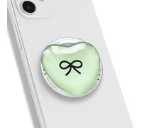 TTPSRY Supporto Magnetico Telefono Cuore Fiocco Cuscinetto Aria Cellulare Espandibile Presa Comoda Decorativo