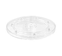 TTQiAnJ 1 Pezzi Giradischi in Acrilico Lazy Susan,Vassoio Rotante 15 cm,Trasparente Base Girevole per Portaspezie,Tavolo,Torta,Cucinadispensa,Decorazione Bagni