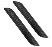 TTQiAnJ 2 Pezzi Universal Car anteriore posteriore angolo paraurti guardia protector,Gomma Paraurti Scratch Anti Collisione,Per La Maggior Parte Delle Auto,Nero,32 x 4cm