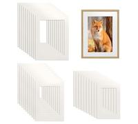 TTQiAnJ 30 Pezzi Passepartout,Cartoncino Bianco per Cornici,3 Dimensioni,15x20cm/13x18cm/10x15cm Passepartout Cartoncino per Cornici Poster,Foto,Stampe Artistiche,Lavori Fotografici