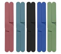 TTQiAnJ 5 Pezzi Sottopentola Pieghevole in Silicone,Antiscivolo e Resistente al Calore,Pieghevole porta pentole protezione Forma di X per Piatti Caldi,Pentole,Piatti e Tazze