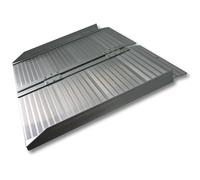 Rampa per sedie a rotelle, pieghevole e portatile, in alluminio 150cm max 270 kg