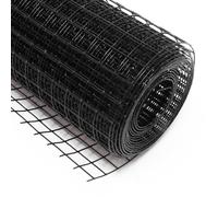 TTRete da voliera nera Maglie 12x12mm Rotolo da 10m alto 100cm Recinzione