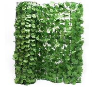 TTRete frangivista con foglie artificiali 300cm x 150cm Schermatura vista Privac