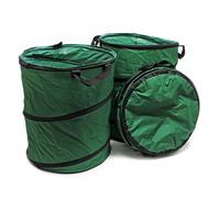 TTSacco raccogli foglie rotondo 100 l 3 sacchi per rifiuti da giardino Ripiegabi