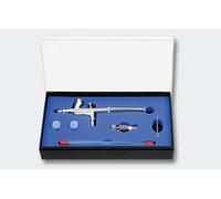 TTSet di pistole da aerografo 136T Ugelli 0,2 0,3 0,5 mm A doppia azione