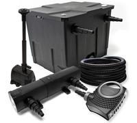 TTSet filtro a pressione 6000l 11W UVC Depuratore 65W Pompa Fontana Skimmer 313