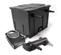 TTSet filtro a una camera SunSun 12.000 l Depuratore serie 3 UV 18W Pompa NEO800