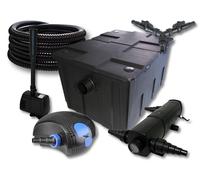 TTSet Filtro SunSun 60000l Chiarificatore 18W Pompa ECO 100W Tubo Pompa fontana