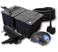 TTSet filtro SunSun 60000l Chiarificatore 24W Pompa ECO 100W Tubo Fontana