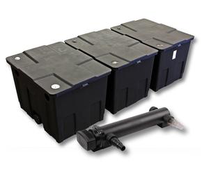 TTSet Filtro SunSun a 3 camere per laghetto da 90000l Chiarificatore UVC da 36W