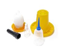 TTSet incubatrice automatica 5 pezzi Mangiatoia, abbeveratoio e lampada sperauov