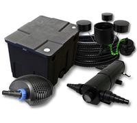 TTSet laghetti filtro 12000l chiarificatore UVC 18W pompa 40W tubo da 25m skimme