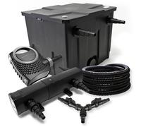 TTSet per laghetti filtro 12000l chiarificatore UVC 24W pompa NEO8000 70W tubo 2