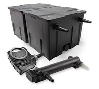 TTSet per laghetti filtro 2 camere 60000l chiarificatore 3 serie da 36W pompa 70