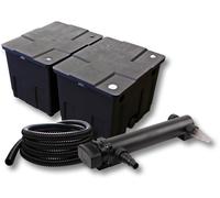 TTSet per laghetti filtro 2 camere 60000l chiarificatore serie 3 da 24W tubo 5m