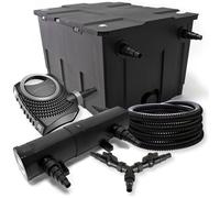 TTSet SunSun Filtro 60.000l Chiarificatore laghetto 24W Pompa NEO8000 70W Tubo 2