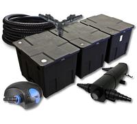 TTSet SunSun Filtro laghetto 90000l Chiarificatore 24W Pompa ECO 100W Tubo 25m