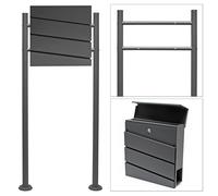 TTSet Supporto Cassetta posta V16 antracite Mailbox Buca delle Lettere