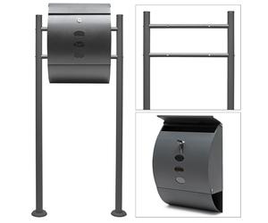 TTSet Supporto Cassetta posta V18 antracite Mailbox Buca delle Lettere