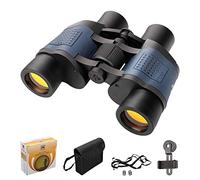 TTskying 10 x 60 HD Binocolo professionale per visione notturna IPX7 Impermeabile, binocolo per adulti, campo visivo più luminoso e chiaro per viaggi, birdwatching, sport e fauna selvatica