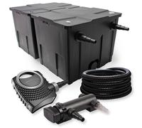 TTSunSun Set filtro a 2 camere 60000l chiarificatore UVC 18W pompa NEO8000 tubo