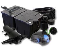 TTSunSun set laghetti filtro 60000l chiarificatore 18W pompa 100W tubo 25m skimm