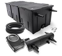 TTSunSun Set per laghetti CBF-350C chiarificatore CUV-236 36W pompa NEO12000