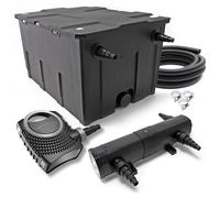 TTSunSun Set per laghetti filtro CBF-550 chiarificatore CUV-236 36W pompa NEO600