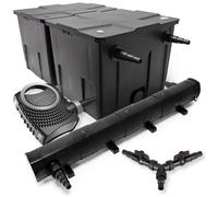 TTSunSun set per laghetti filtro da 60000l chiarificatore 72W pompa 70W