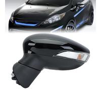 TTTao Specchietti Esterni Completi per Ford Fiesta MK7 2008 2009 2010 2011 2012,Destro/Sinistro Pieghevole Elettrica Gruppo specchietto retrovisore,Left