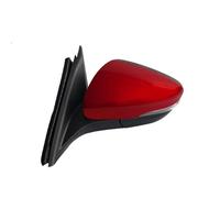 TTTao Specchietti Esterni Completi per Ford Focus 2019 2020 2021,Destro/Sinistro Pieghevole Elettrica Gruppo specchietto retrovisore,A-Red-Left-6 Wire