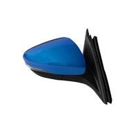 TTTao Specchietti Esterni Completi per Ford Focus 2019 2020 2021,Destro/Sinistro Pieghevole Elettrica Gruppo specchietto retrovisore,A-Blue-Right-8 Wire