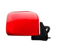 TTTao Specchietti Esterni Completi per Nissan NAVARA D22 1998 1999 2000 2001 2002 2003 2004-2008,Destro/Sinistro Pieghevole Elettrica Gruppo specchietto retrovisore,A-Red-Right