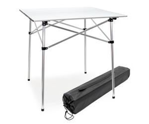 TTTavolo arrotolabile da campeggio in alluminio Tavolino pieghevole Camping