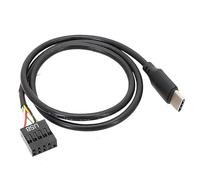 TTTLLNN Cavo USB tipo C a 9 pin USB per scheda madre del computer a USB C schermo secondario PC schermo LCD 9Pin adattatore cavo USB