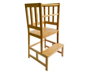 TTTorre montessoriana Toboli in bambù 46x46x89cm Learning tower Sgabello bambini