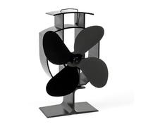 TTVentilatore per camino 4 pale 50°C Ventola per stufa Senza elettricità Caminet