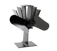 TTVentilatore per camino a 2 pale Ventola per stufa Senza elettricità Caminetto