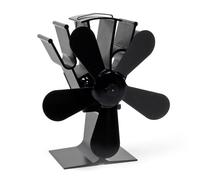 TTVentilatore per camino a 5 eliche Ventola per stufa Senza elettricità Caminett