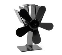 TTVentilatore per camino a 5 pale Ventola per stufa Senza elettricità Caminetto