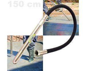 TTVibratore elettrico 580 watt in go vibrante 200 cm per cemento calcestruzz